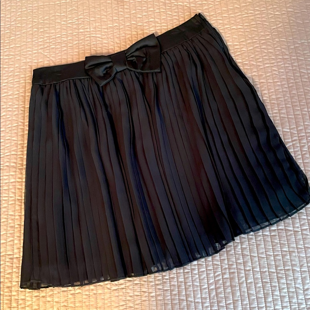 Pleated Mini Skirt